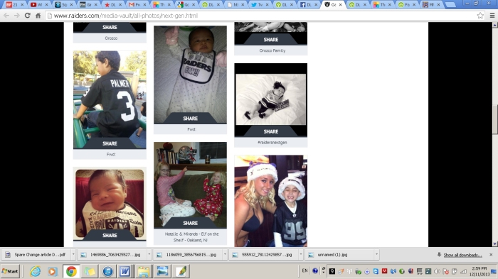DLabrie baby daughter Delta & Little Brother Nicky on Raiders website modeling already 